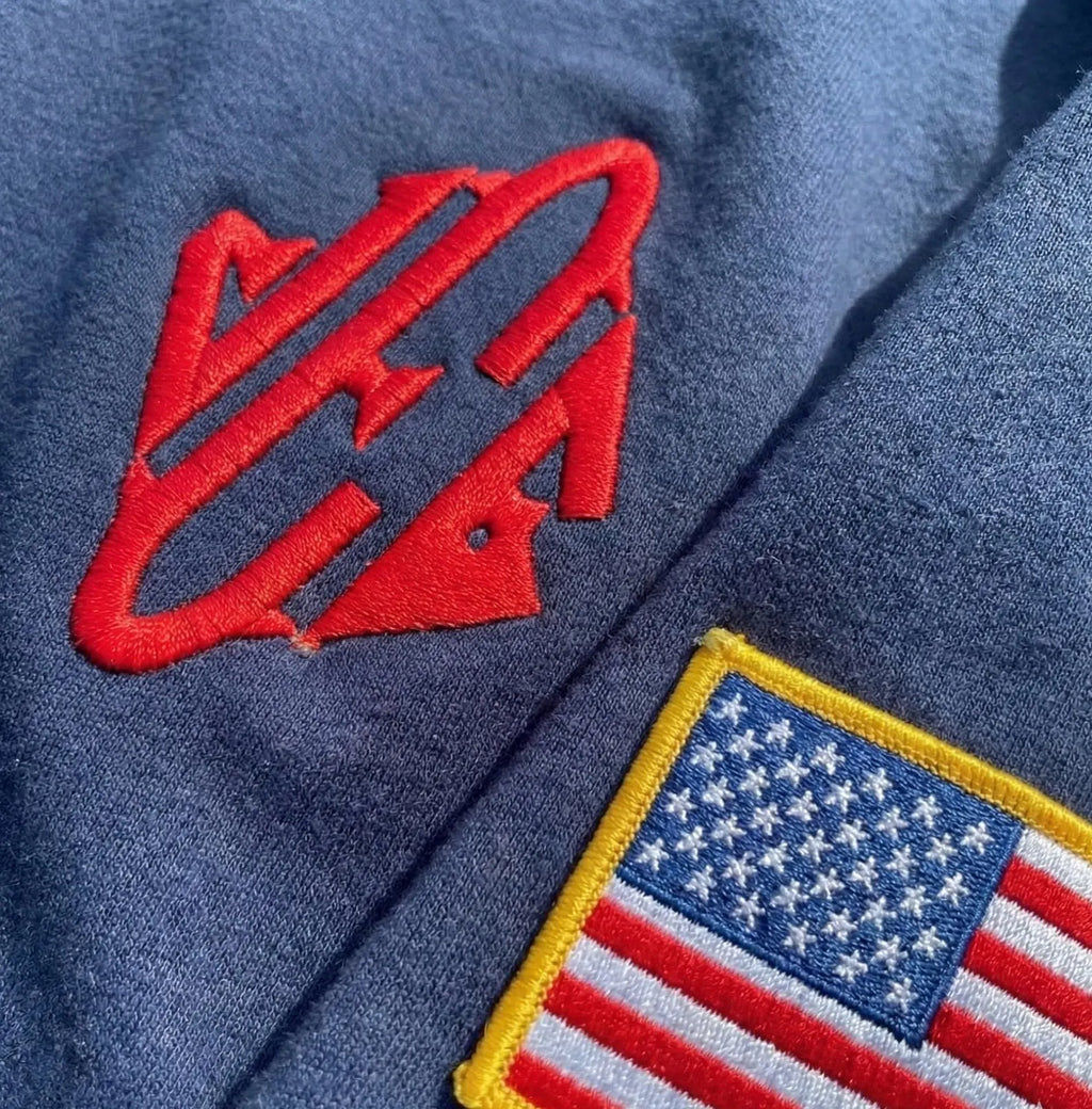 P. Stein Quarter Zip Sweatshirt – Navy Blue